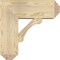 Ekena Millwork Legacy Craftsman Rough Sawn Bracket w/ Offset Brace, Douglas Fir, 8"W x 20"D x 20"H BKT0806X20X20LEC04RDF - alternate 2